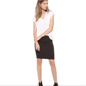 Soft Joie Nuri ribbed tube skirt NWT Small Black